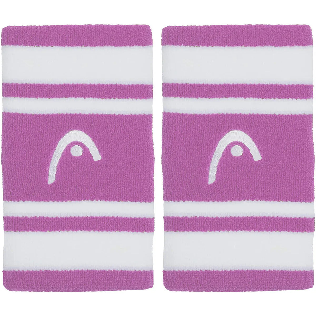 Set van 2 Head Polsbandjes Dubbele Breedte 5" Gestreept