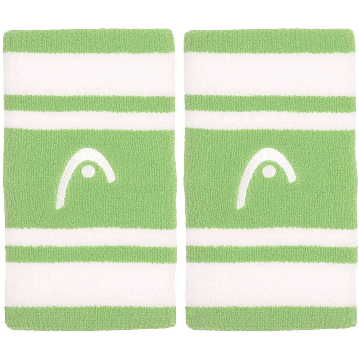 Set van 2 Head Polsbandjes Dubbele Breedte 5" Gestreept