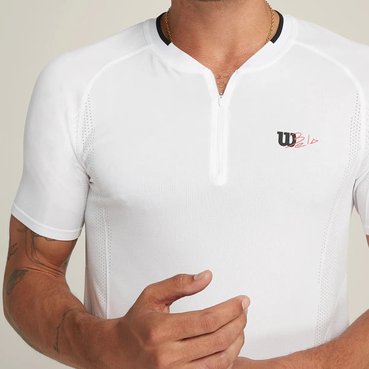 T-shirt Wilson Bela Series Naadloze Zip Henley