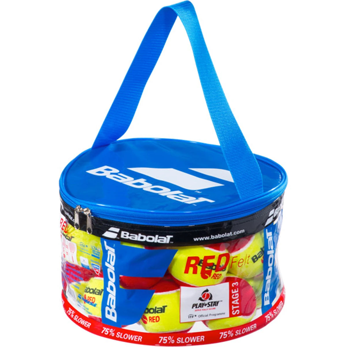 Babolat Red Felt Zipzak voor 24 Ballen