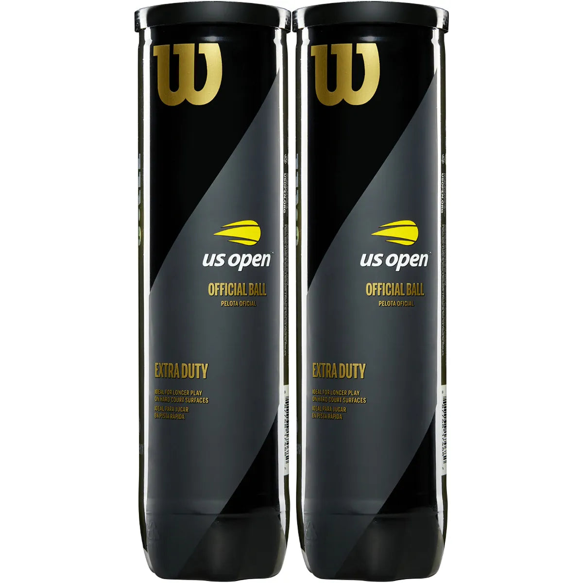 Bipack van 4 Wilson Us Open ballen