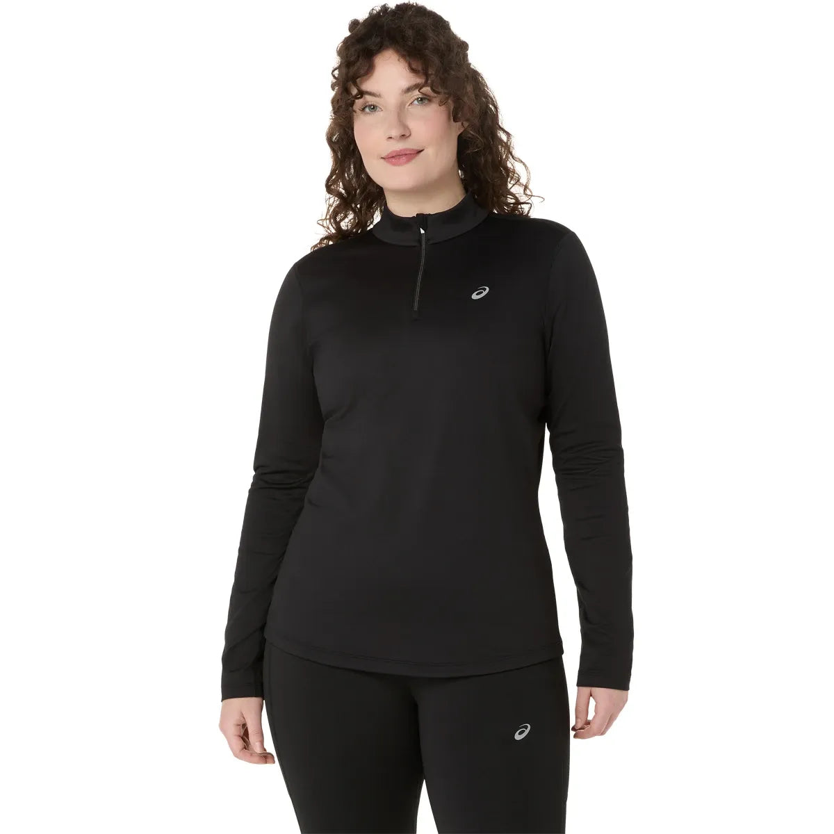 T-Shirt Asics Dames Core Lange Mouwen 1/2 Ritssluiting