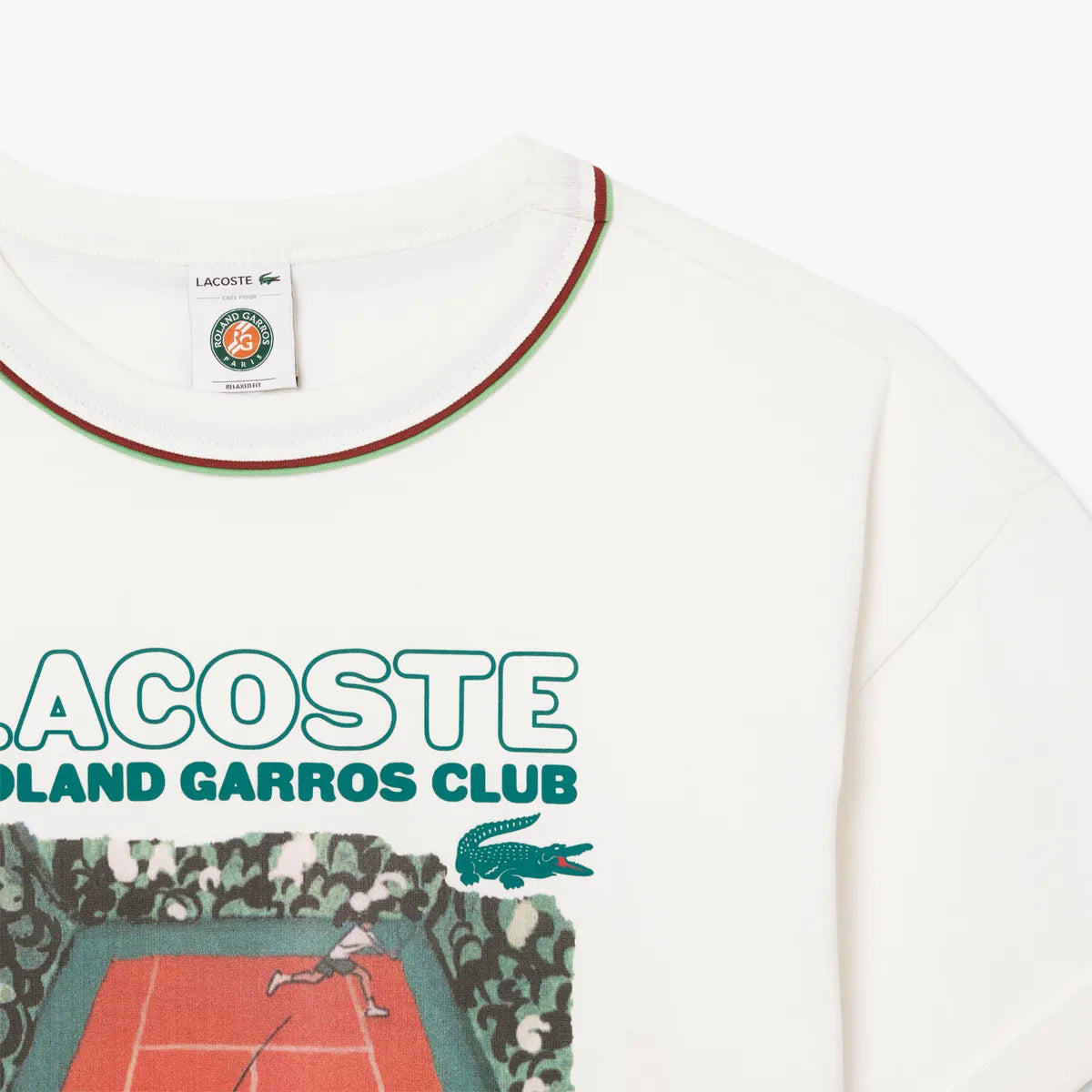 T-Shirt Lacoste Dames Roland-Garros Club