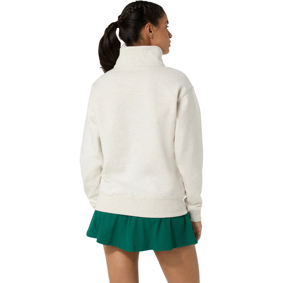 Sweater Asics Dames Kort Graphic 1/2 Ritssluiting