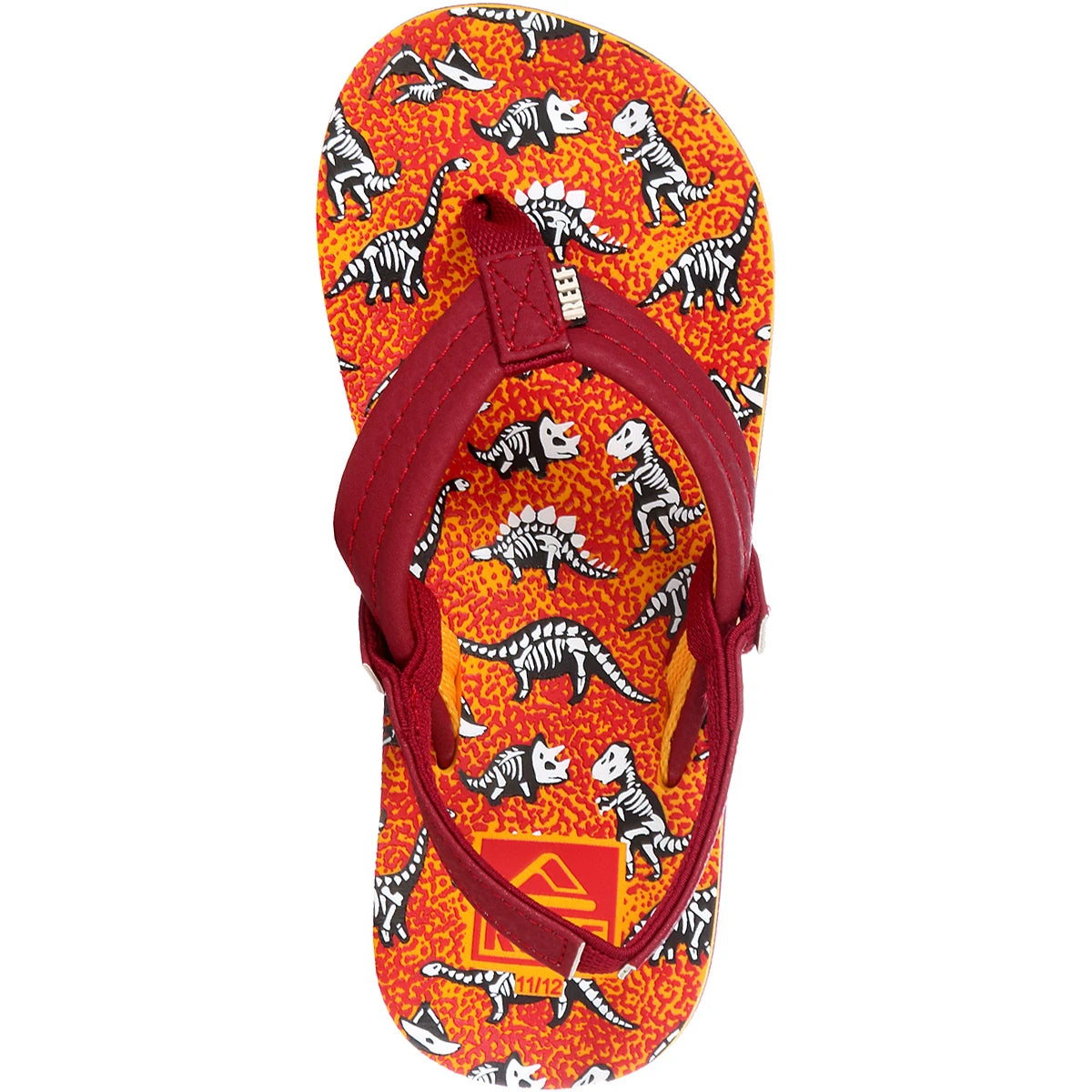 Slipper Junior Reef Little Ahi Rood Dino