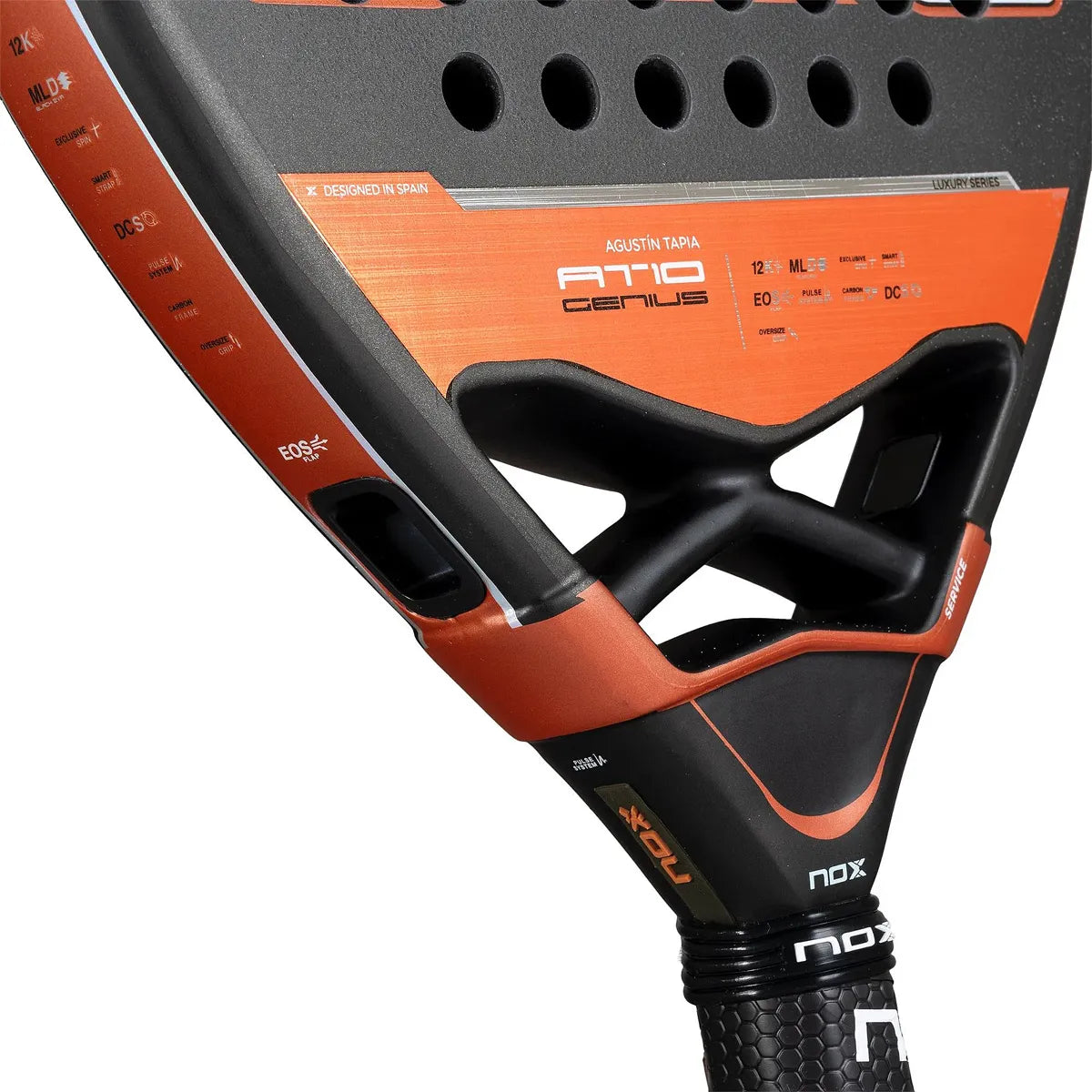 Padelracket Nox At10 Genius Attack 12K By Agustin Tapia
