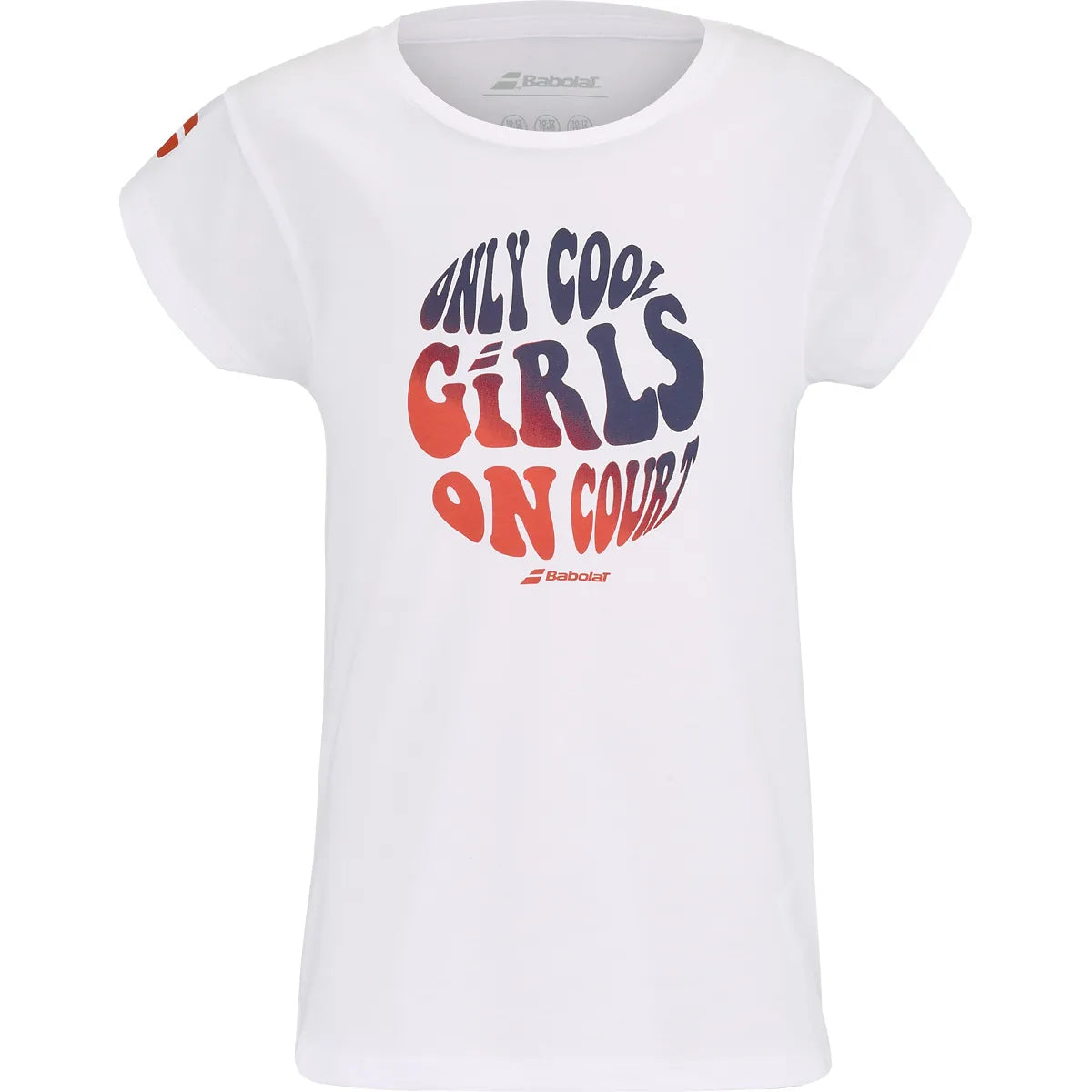 T-shirt Babolat Junior Meisje Exercise Katoen