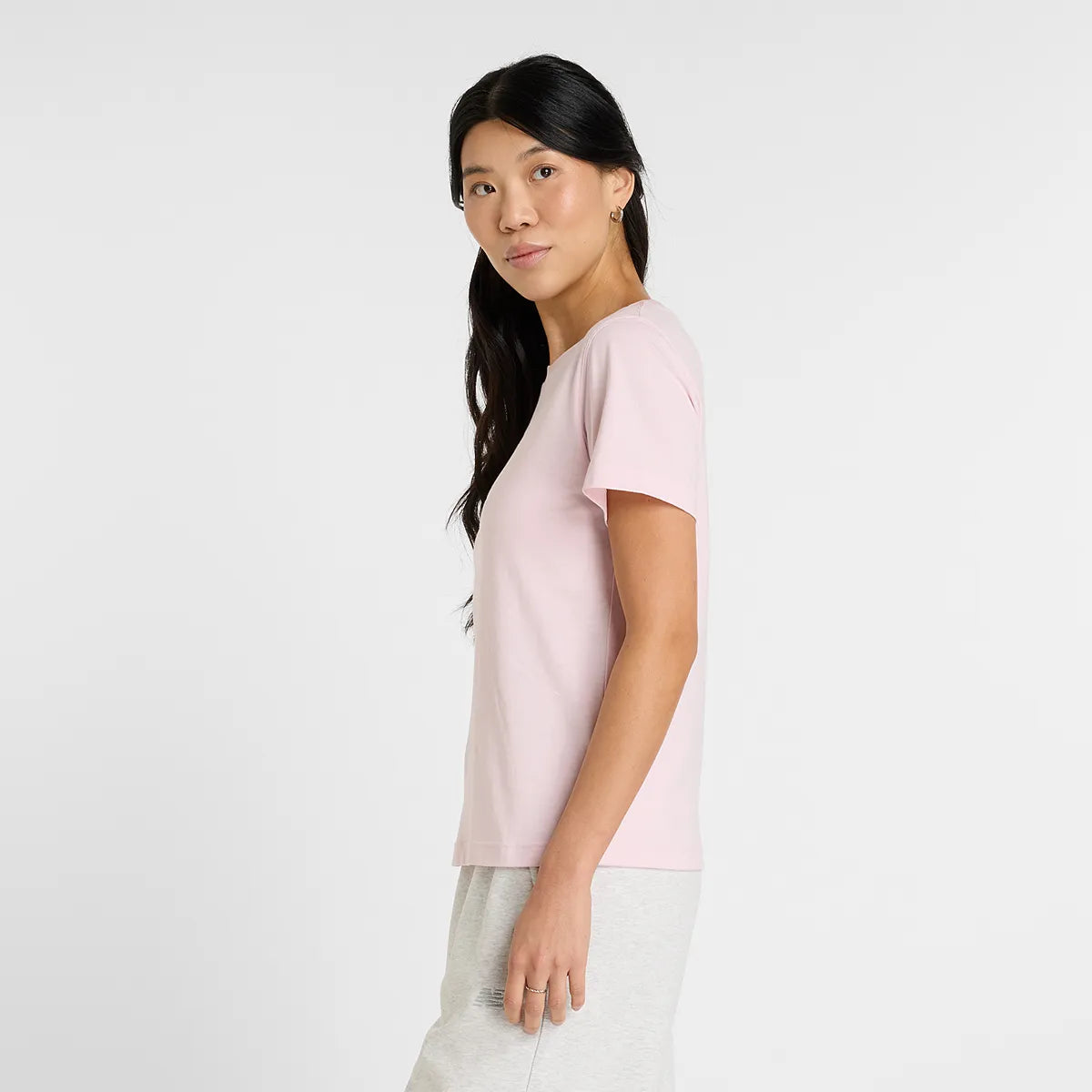 T-Shirt New Balance Dames Essentials Jersey Logo