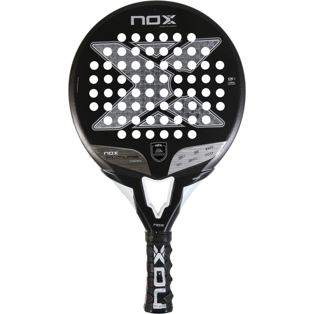Padelracket Nox Future Control 12K Alum
