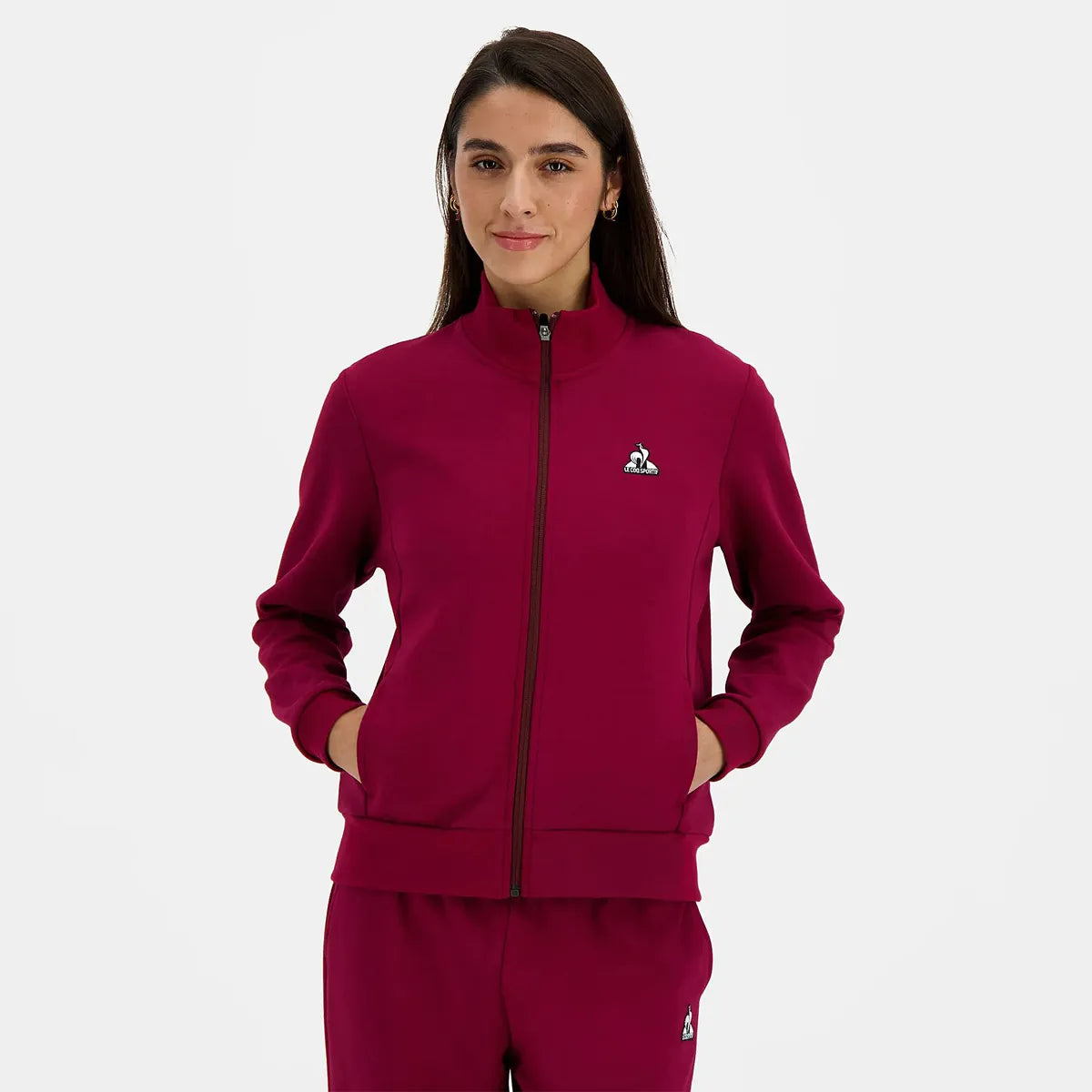 Sweater Le Coq Sportif Dames Heritage Full Zip