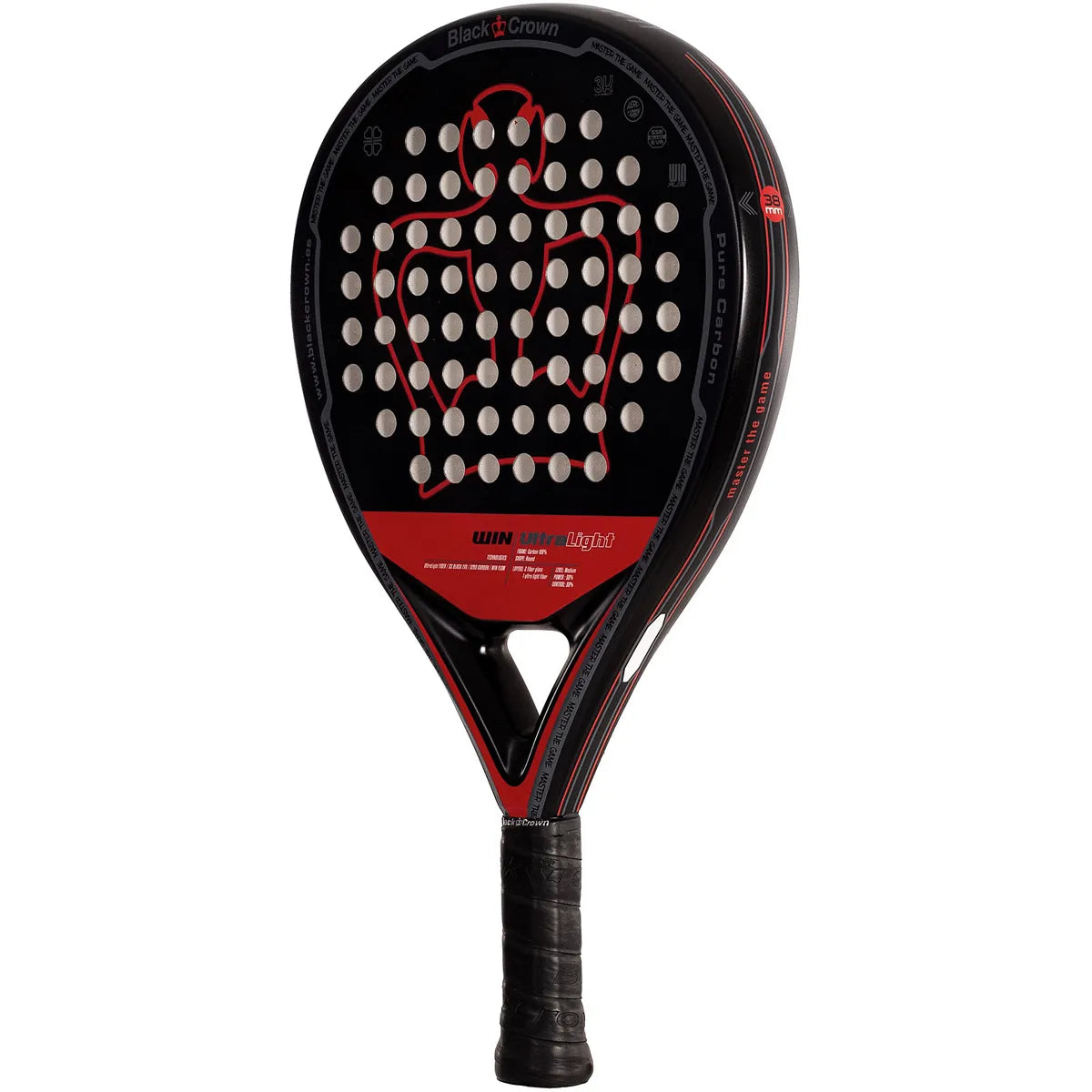 Padelracket Black Crown Win Ultra Light