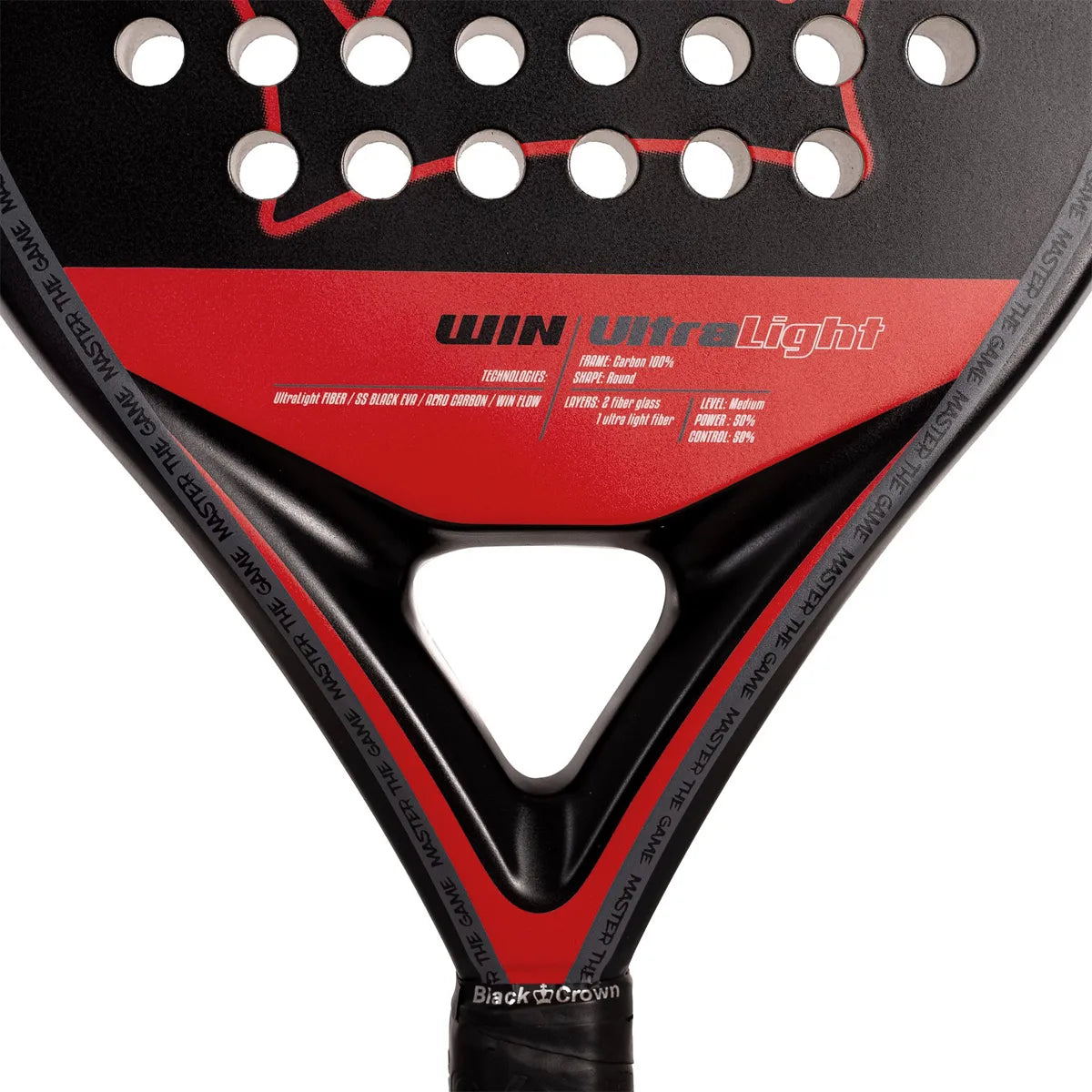 Padelracket Black Crown Win Ultra Light