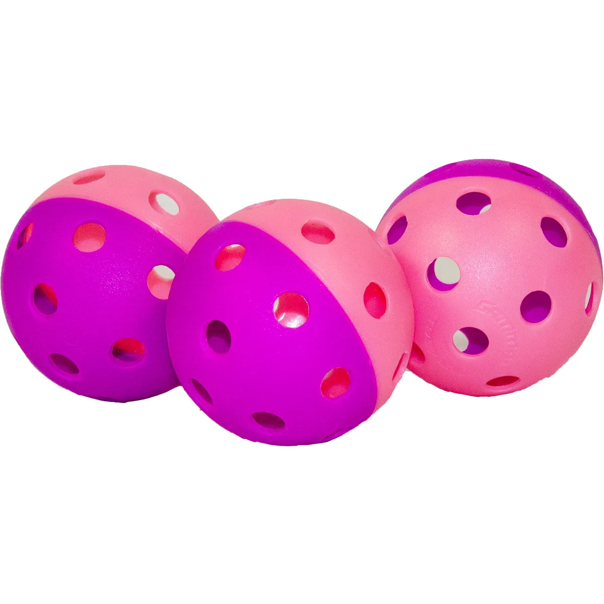 Pack van 3 Pickleballballen Gamma Indoor Two-Tone Training