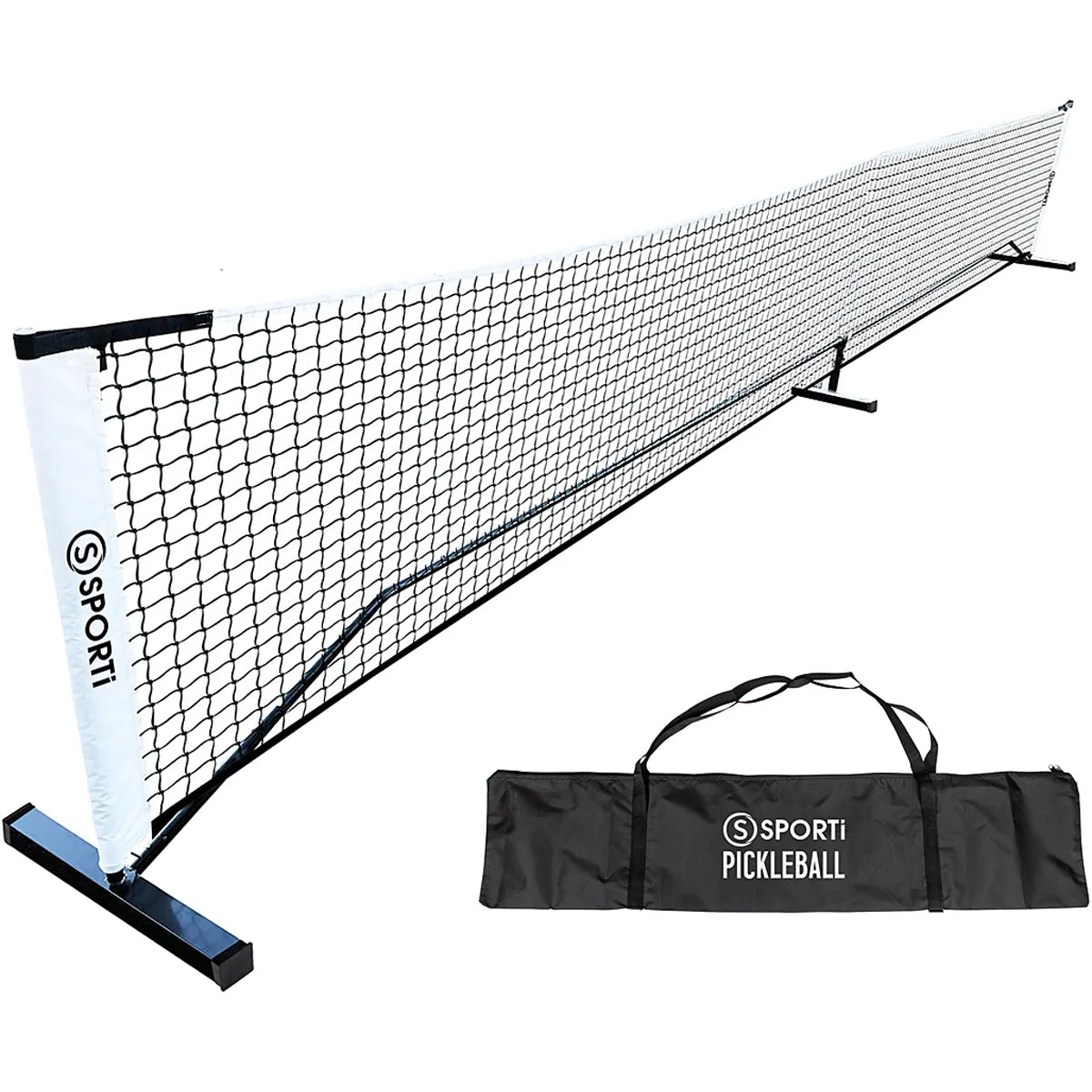 Pickleballpaal- en Netset + Tas voor Transport