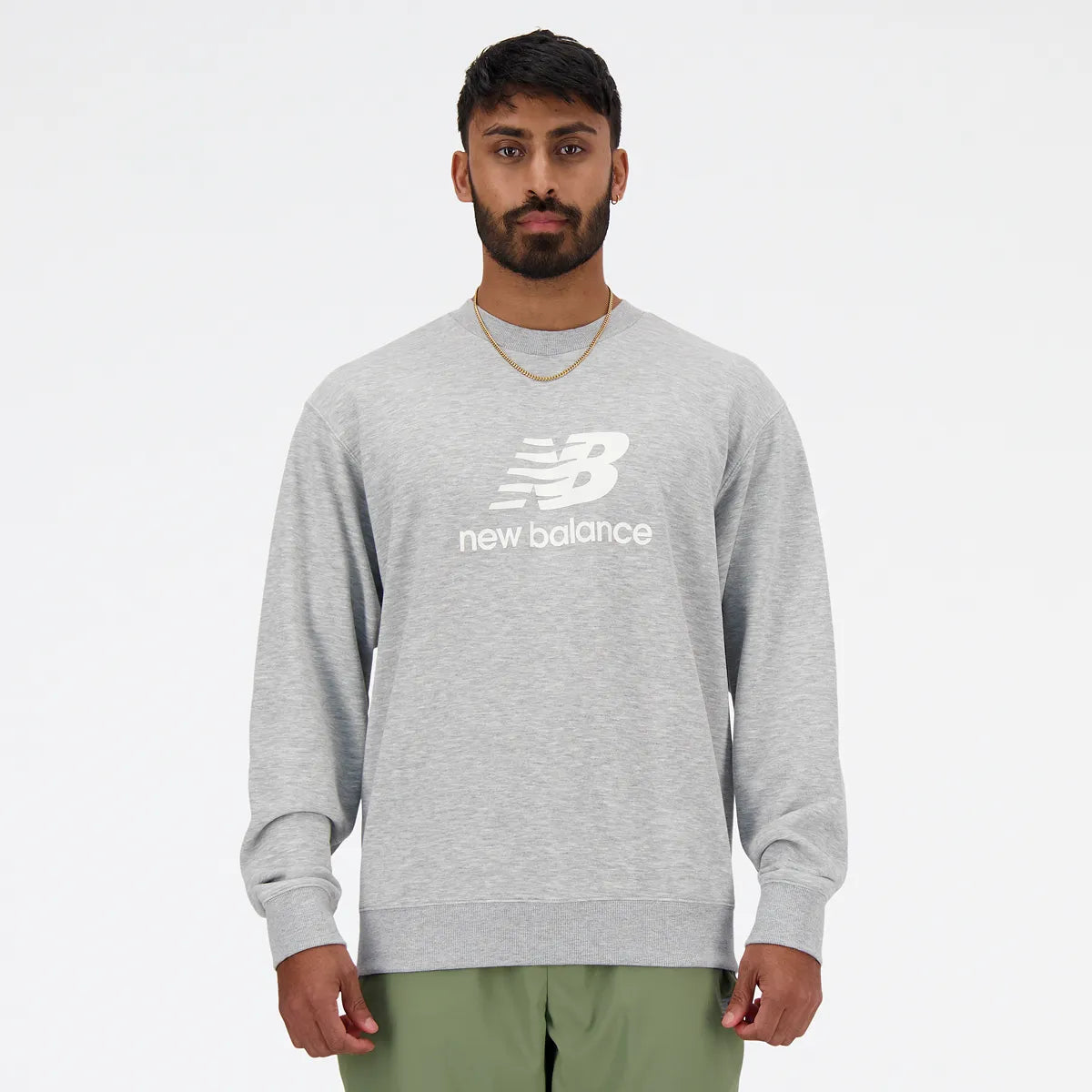 Sweater New Balance Essentials French Terry Logo Crew