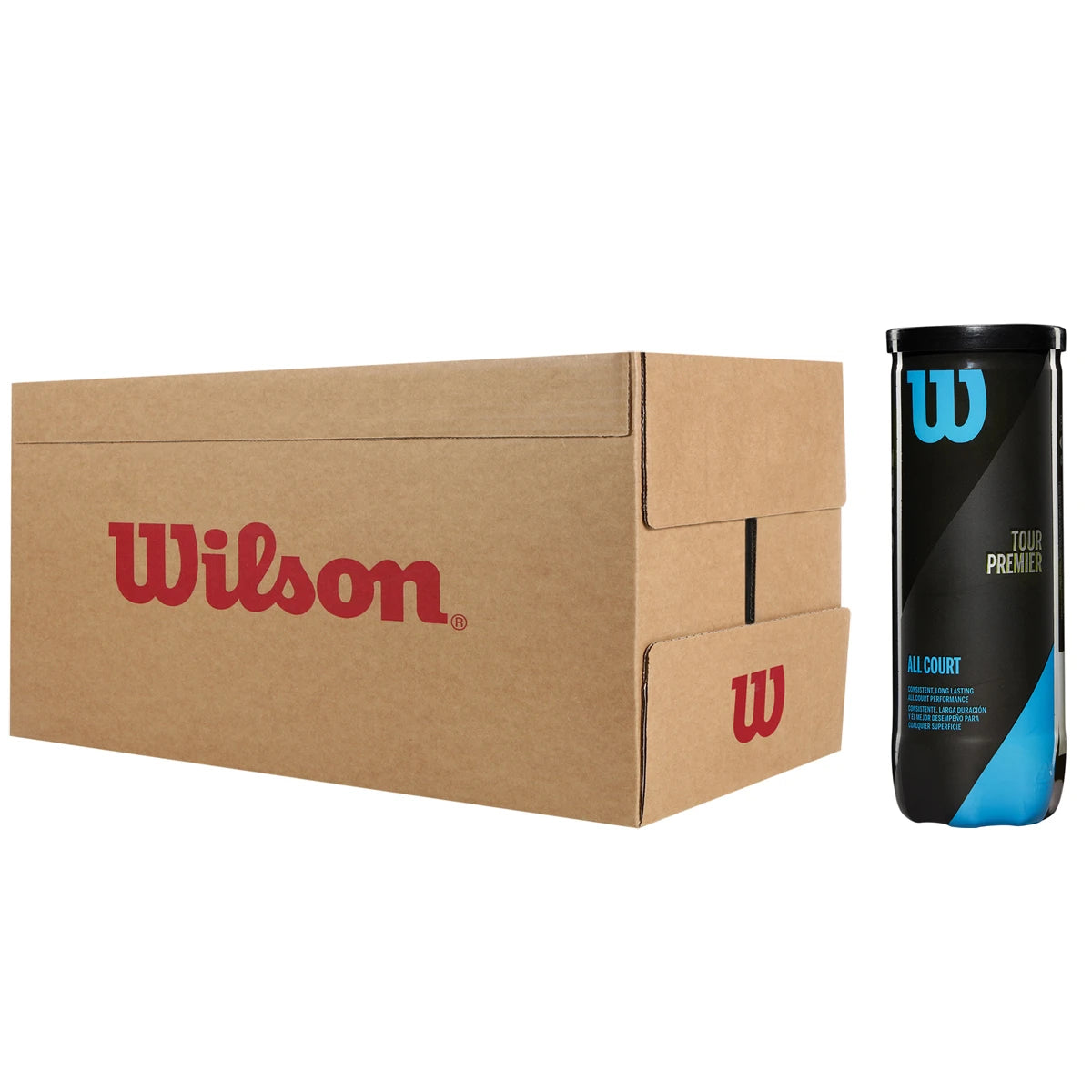 Doos van 24 Tubes met 3 Wilson Tour Premier ballen