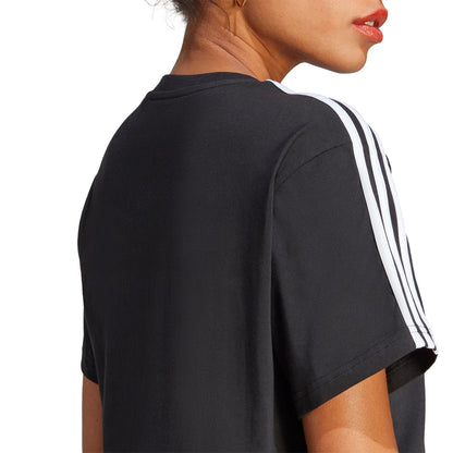 T-Shirt adidas Dames 3 Strepen Crop Top
