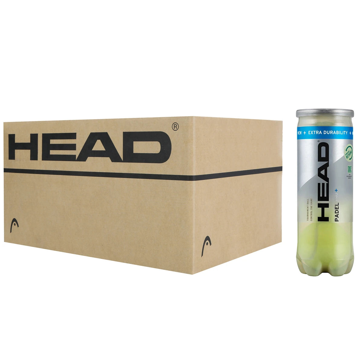 Doos van 24 Tubes met 3 Head Pro Padelballen