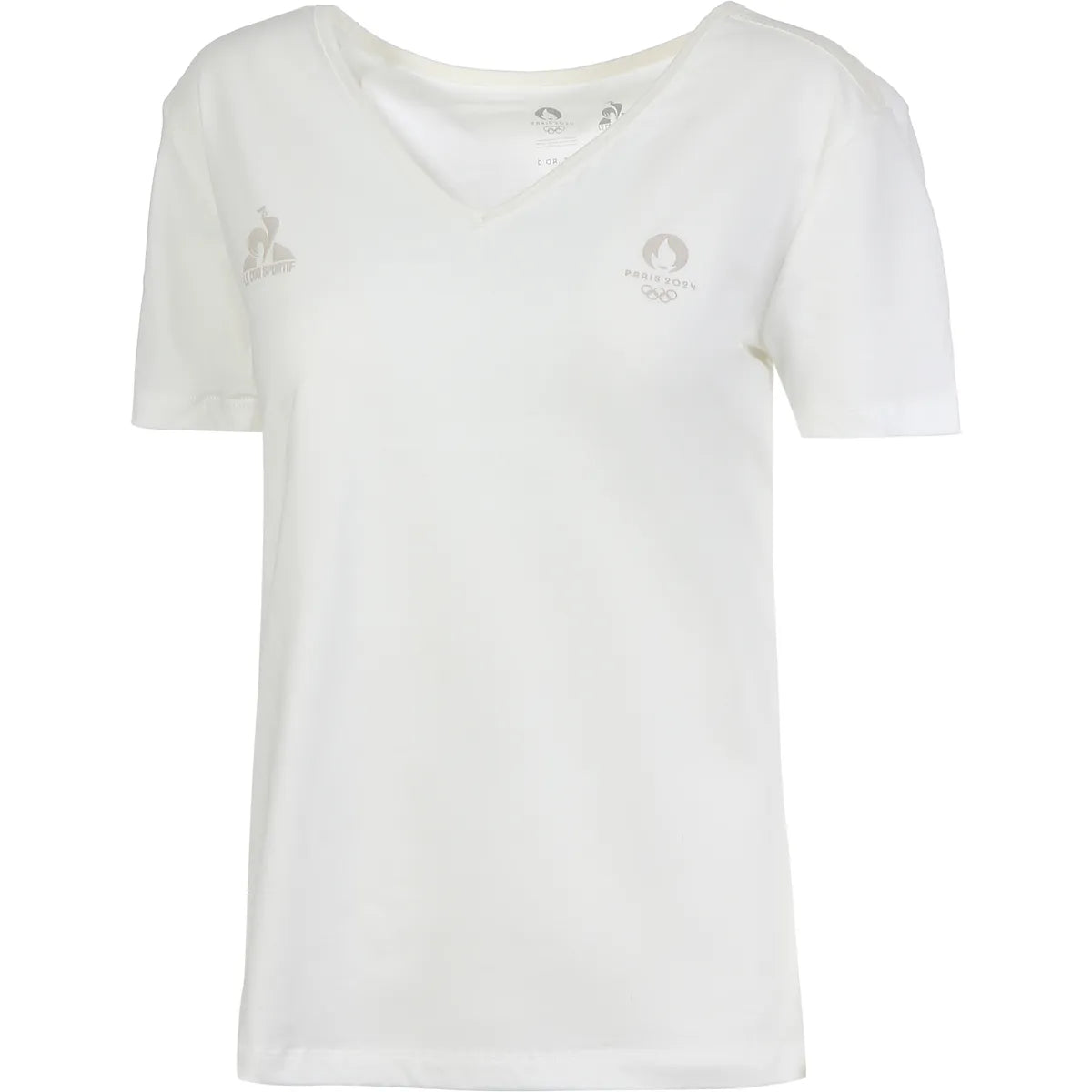 T-Shirt Le Coq Sportif V-hals Paris 2024 Essentieel