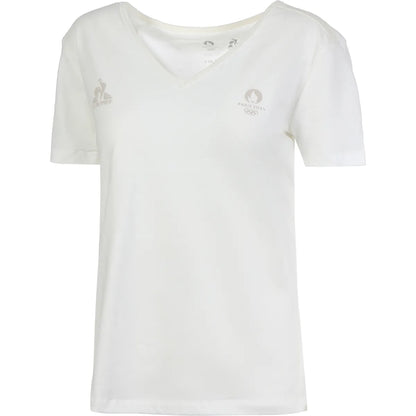 T-Shirt Le Coq Sportif V-hals Paris 2024 Essentieel