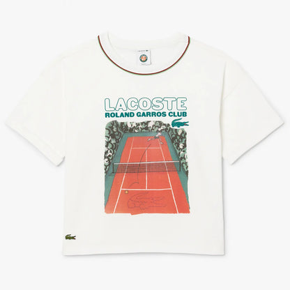 T-Shirt Lacoste Dames Roland-Garros Club