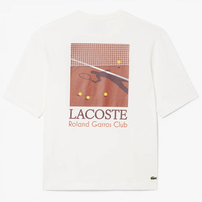 T-shirt Lacoste Roland Garros Club Grafisch