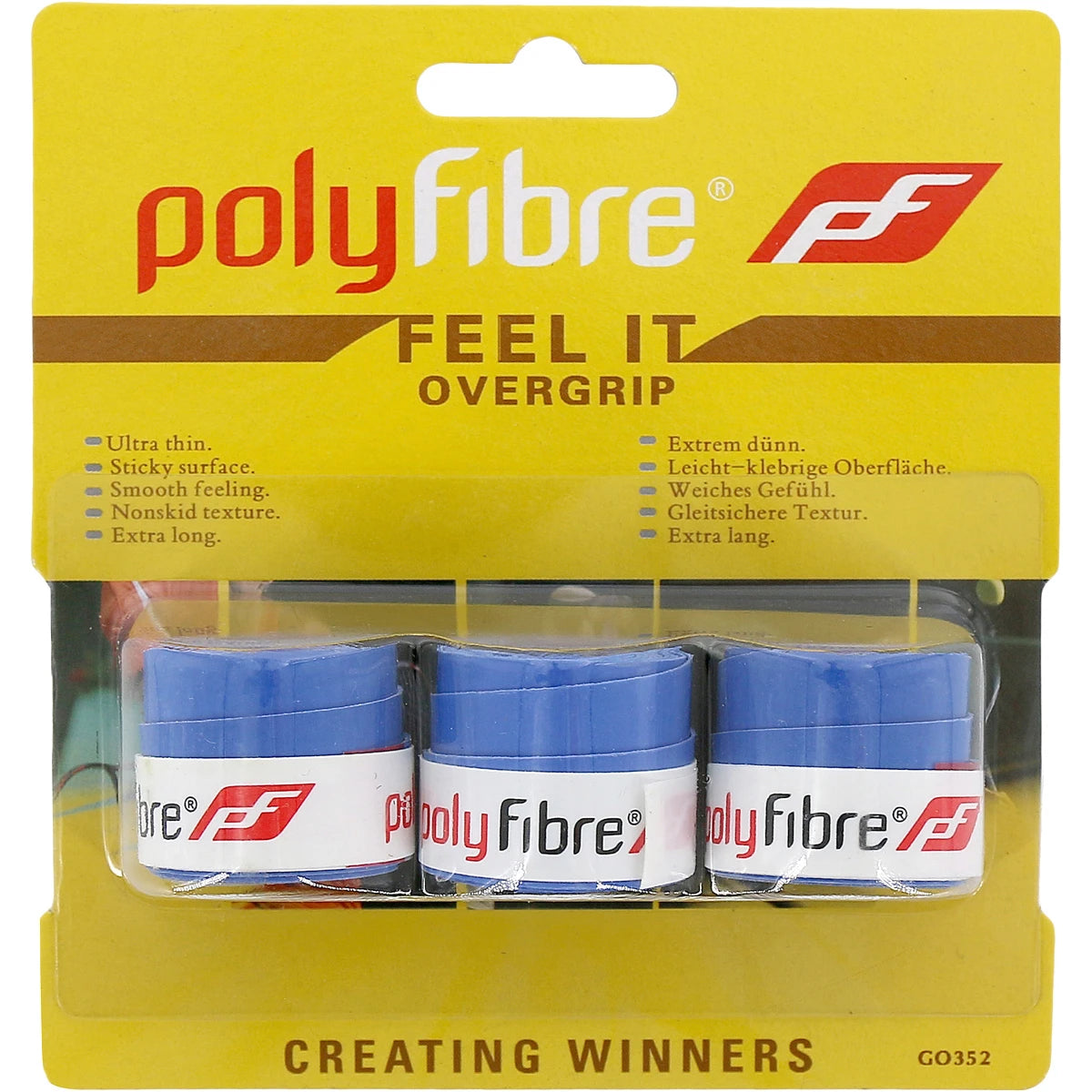 Overgrips Polyfibre Feel It X3