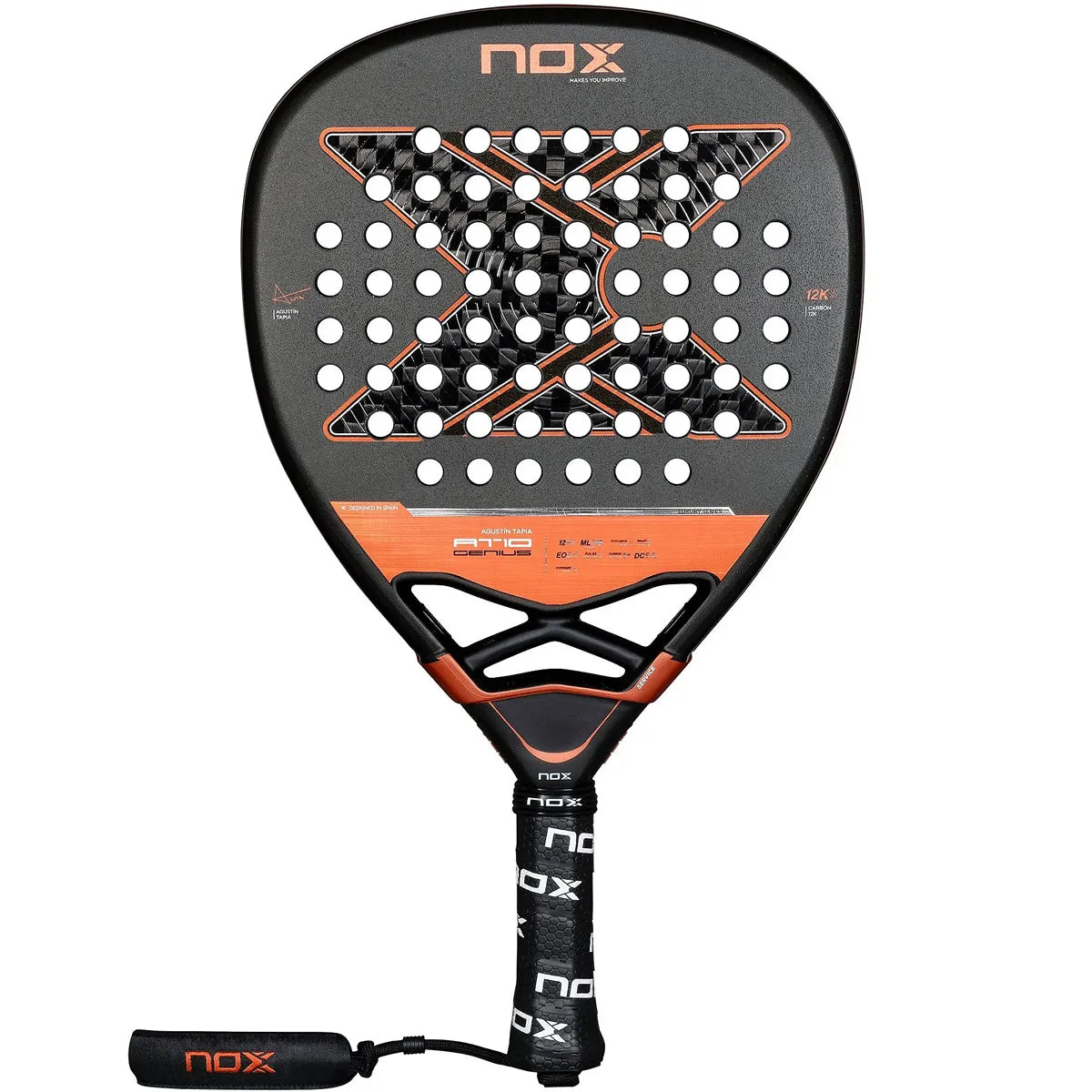 Padelracket Nox At10 Genius Attack 12K By Agustin Tapia