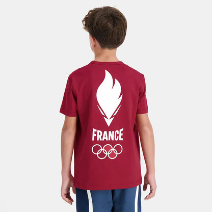 T-Shirt Le Coq Sportif Junior France Olympique Village