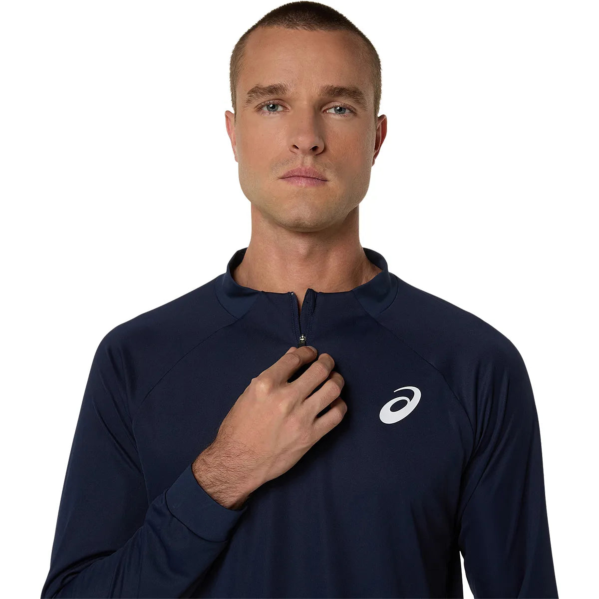 Asics Court T-shirt Lange Mouwen 1/4 Ritssluiting