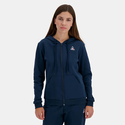 Sweater Le Coq Sportif Dames Essentieel Fz Met Capuchon