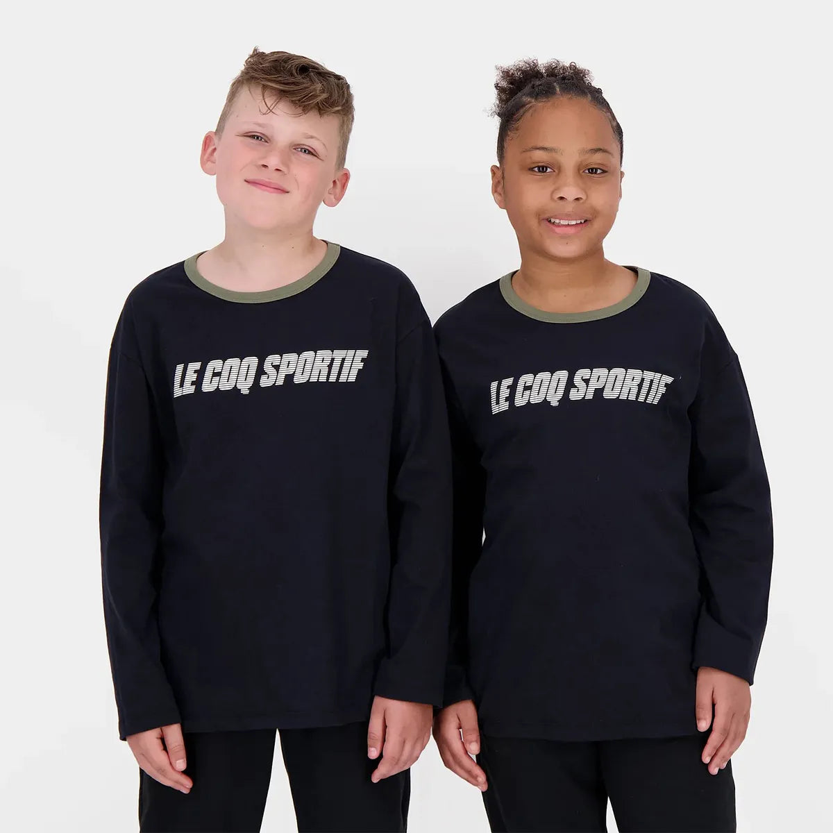 T-Shirt Le Coq Sportif Junior Lange Mouwen Grafisch