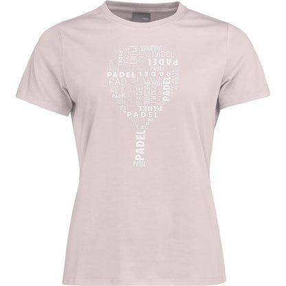 T-Shirt Head Dames Typo Padel