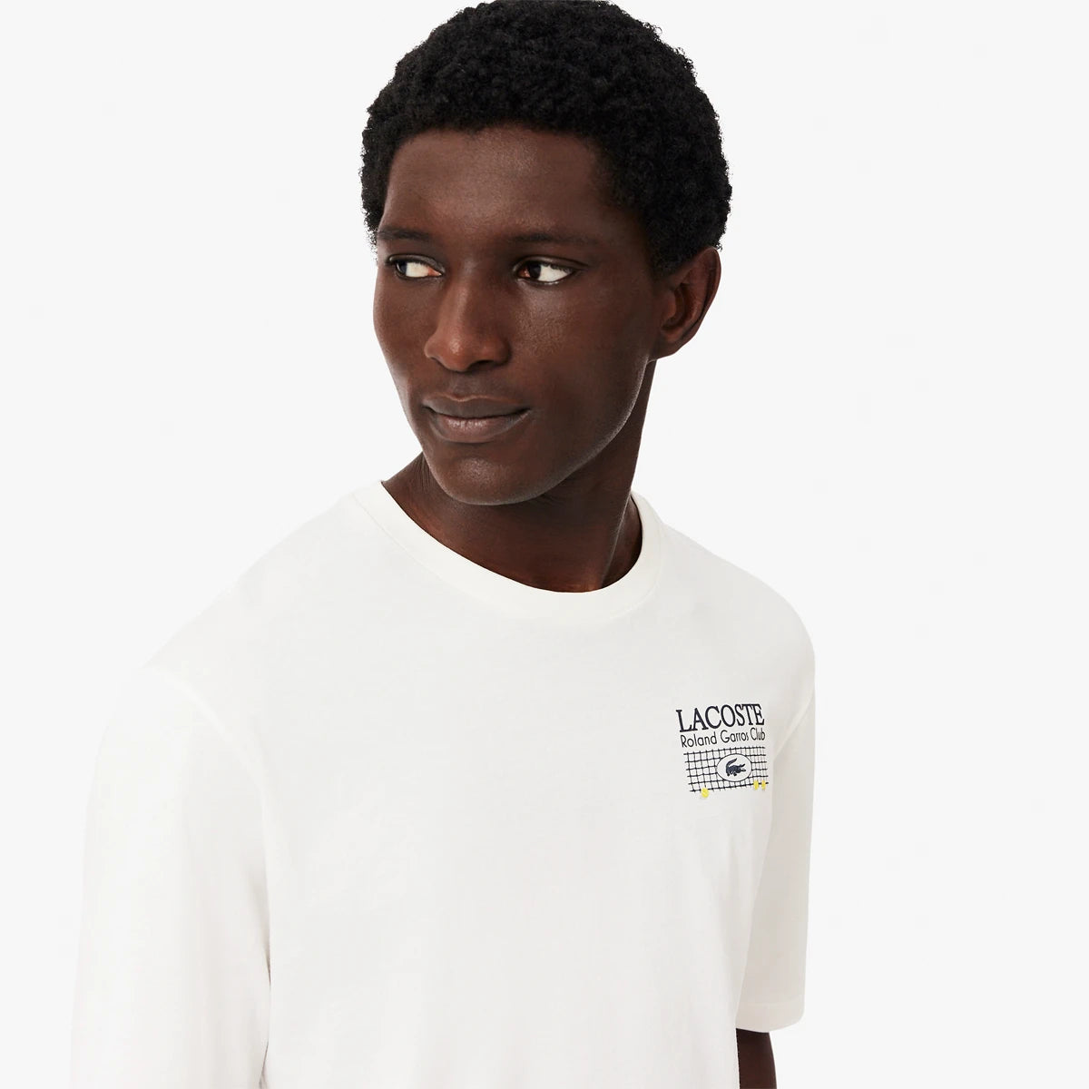 T-shirt Lacoste Roland Garros Club Grafisch