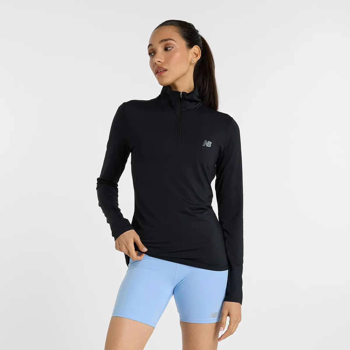 T-Shirt New Balance Dames Sport Sport Quarter Zip