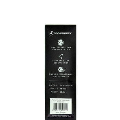 Set van 3 Pickleballballen Pro Kennex Indoor Premium (26 Gaten)