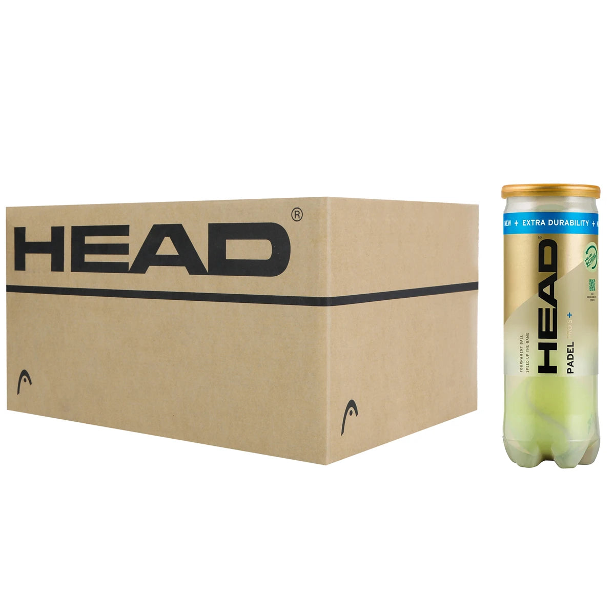 Doos van 24 Tubes met 3 Head Padel Pro S Ballen +