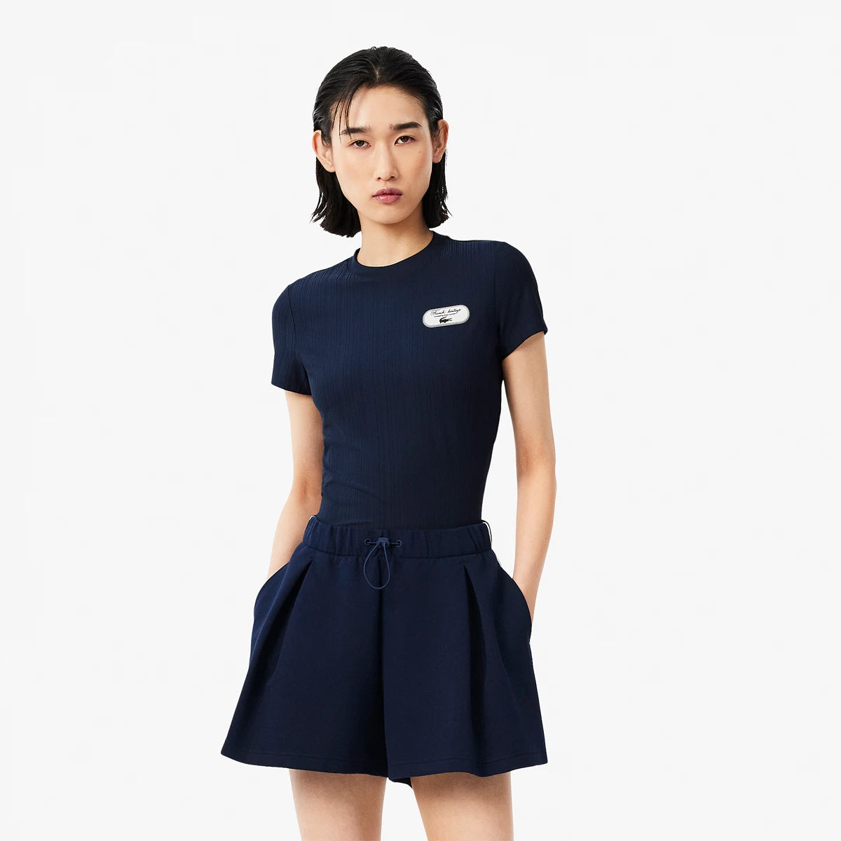 Dames T-shirt Lacoste Heritage
