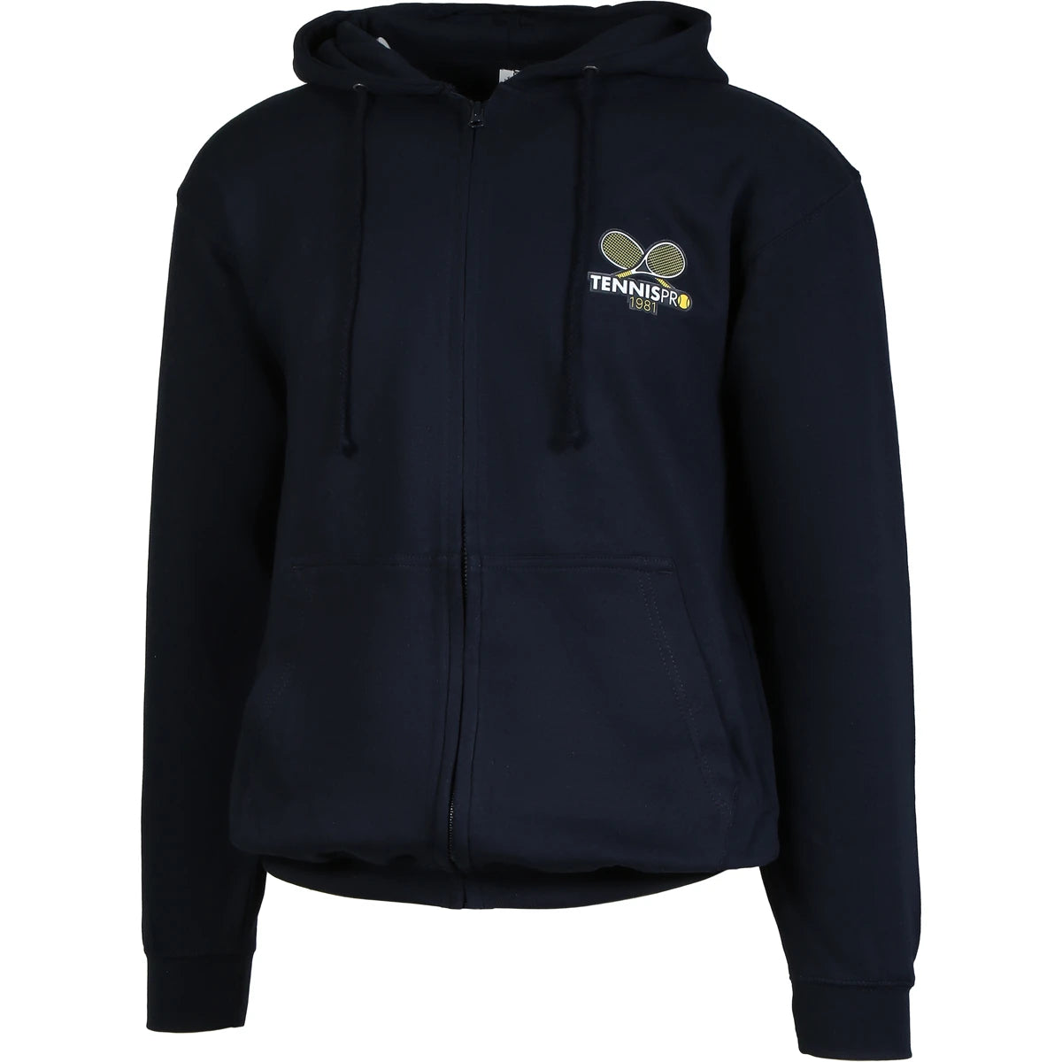 Sweater Tennispro Unisex Met Capuchon Volledige Ritssluiting