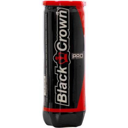 Doos met 24 Tubes Padelballen Black Crown Pro