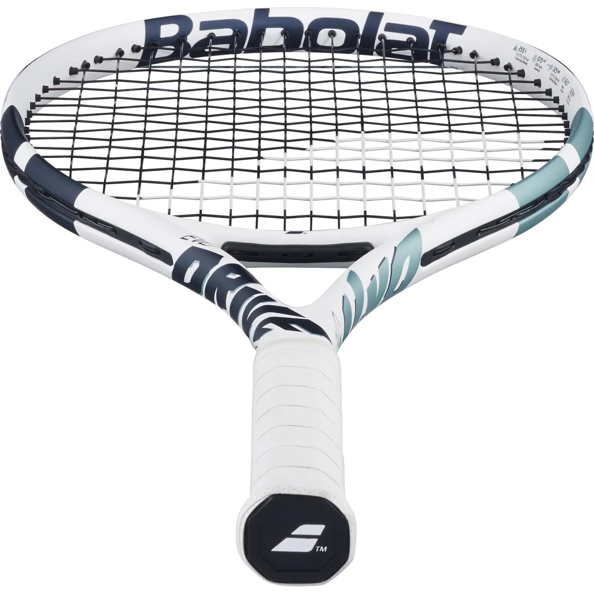Babolat Evo Drive Lite White Racket (255 Gr) (Gesnared)