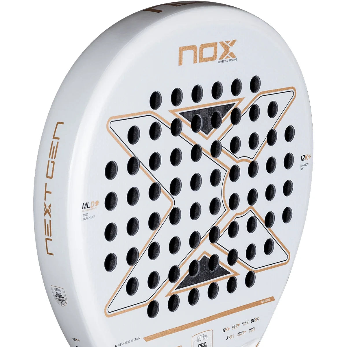 Padelracket Nox Nextgen Pro Hybrid 12K Nfa Series
