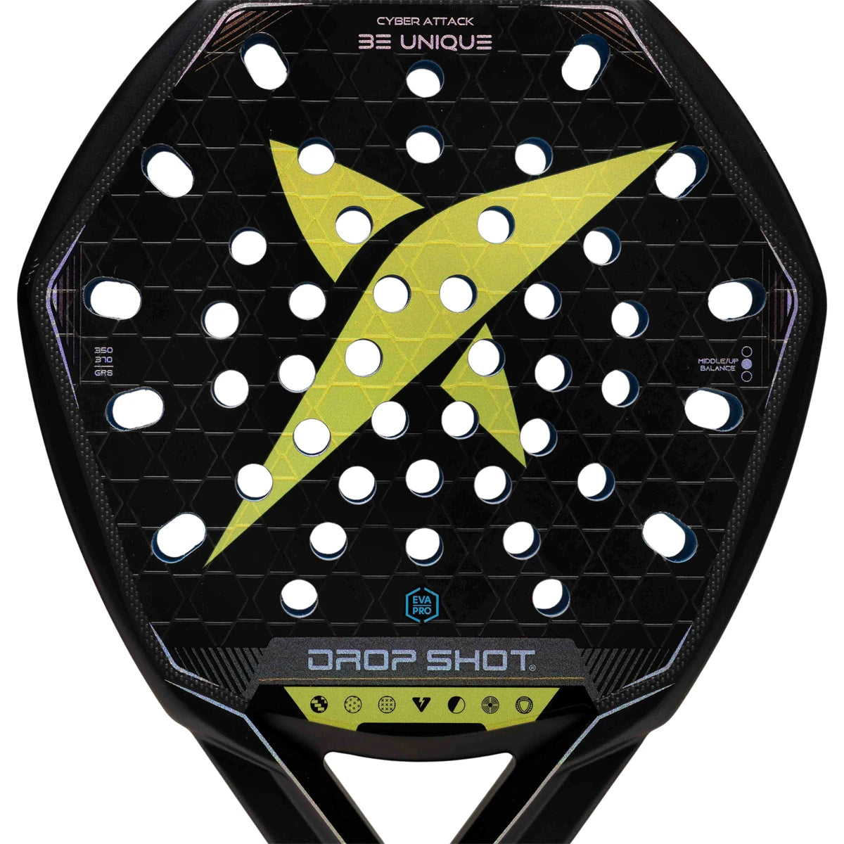 Padelracket Test Drop Shot Cyber Attack