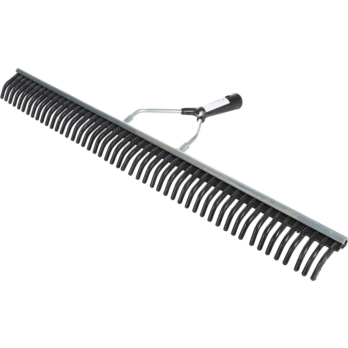 Rubberen Hark Breedte 75 Cm met Houten Steel