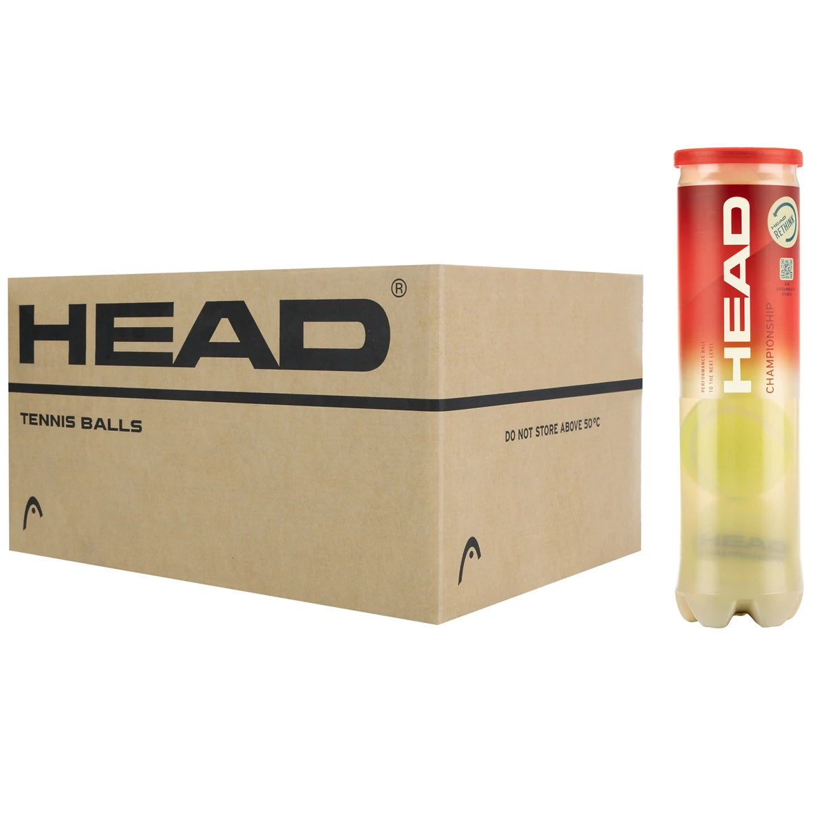 Doos van 36 Tubes met 4 Head Championship ballen