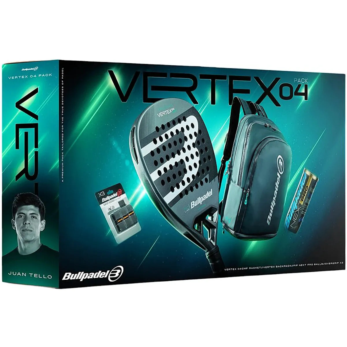 Pack Bullpadel Vertex 04 Comfort 2025