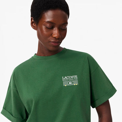 T-Shirt Lacoste Dames Roland Garros Grafisch