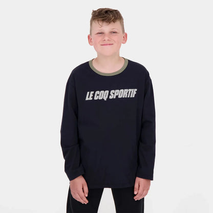T-Shirt Le Coq Sportif Junior Lange Mouwen Grafisch