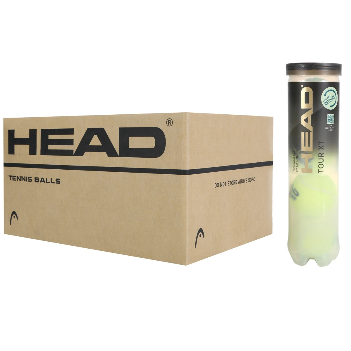 Doos van 18 Tubes met 4 Head Tour Xt Ballen