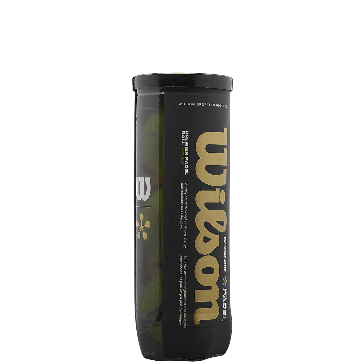 Tube met 3 Wilson Premier Padel Speed Padelballen